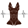Doberman Heartbeat – Look rouille