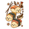 Chat sushis