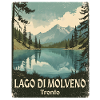 Molvenosee retro bergsee