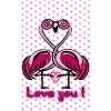 Flamingo love