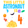 This little astronaut is 4
