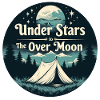 Camping Scene Under the Stars - Moon