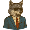 Wolf in a suit