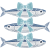 Noeud Sardines Plage Femme