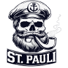 St.Pauli Kiez Hamburg Totenkopf Sankt Pauli