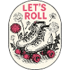 Let's Roll Retro Roller Skates