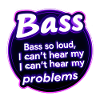 Bass too strong deep vibrations