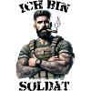 Soldier with Cigar - Military