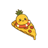 Pineapple on pizza supporter