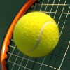 Tennis racket and tennis ball
