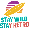 Stay Wild Stay Retro Surf