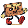 A smooth cassette tape