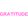 Gratitude