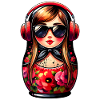 Russian Matryoshka Music Russia Russian