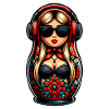 Russian Matryoshka Music Russia Russian