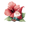 Sleeping Garden Gnome Blossom