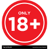 Adults Only 18+ Design
