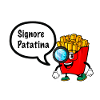 Signore Patatina,talking fries,comic,fries