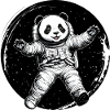 Astronaut Panda – Cute Space Explorer