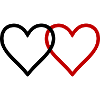 Hearts Couple Love