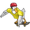 Duck Skater Skateboard
