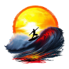 Surf until sunset