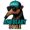 Antbeary Style Aardvark Cartoon