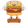 Cute Burger Cartoon Art