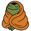 Grenouille douillette