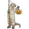 Otter Halloween Fishing