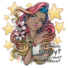 Whimsical Dreamer with Floral Accent