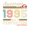 1995 Vintage Retro fødselsdagsgave