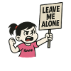 Leave Me Alone: Angry Girl