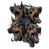 Cerberus Angry Dobermans – Aggressive Dogs