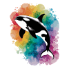 Regenbogen-Orca: Majestät der Meere
