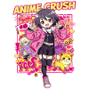 Shonen Anime Girl Action Shot