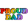 Proud Dad LGBTQ Pride Parents