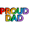 Proud Dad LGBTQ Pride father