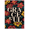Motif floral gris Oeuvre