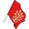 Drapeau moderne d’Agder Norway design