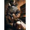 Zebra Pianist