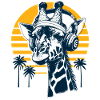 Vacances Girafe Groovy