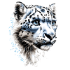 Schneeleopard Panther Raubkatze Großkatze Leopard