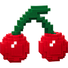 Kirsch-Voxel niedlich
