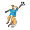 Fuchs Fußballspieler Fußball