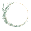 Eucalyptus wreath, personalizable