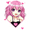 Anime Love Girl - Kawaii Pink