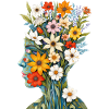 Art abstrait Fleurs