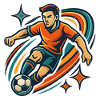Dynamic Soccer Player Standing Design