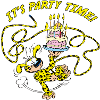 Marsupilami tiempo de fiesta diseño de cumpleaños